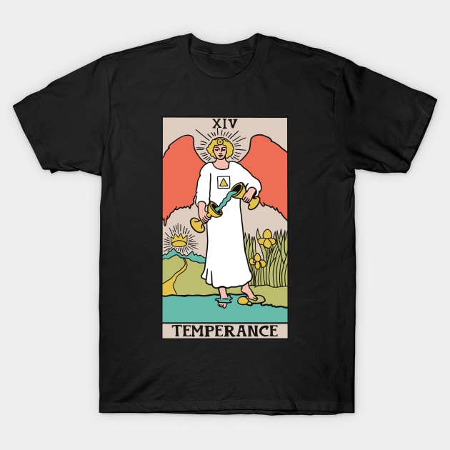 Temperance Tarot Card - Witchy Magic T-Shirt by isstgeschichte